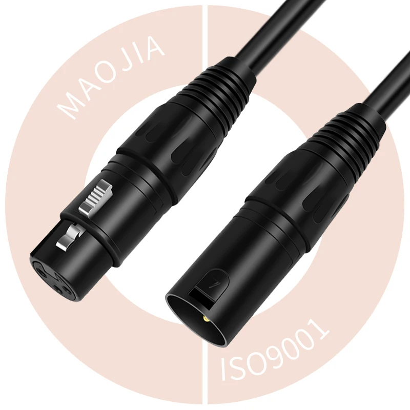 Кабель xlr, профессиональный кабель для микрофона «Змея», 3-контактный аудио кабель «штырь-гнездо»