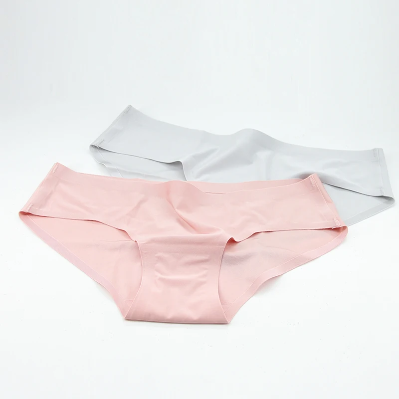Breathable nude low rise girls underwear ladies sexy seamless panties