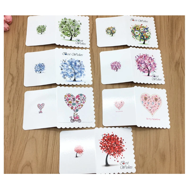 paper card  thank you card mother day greeting cards with envelopes