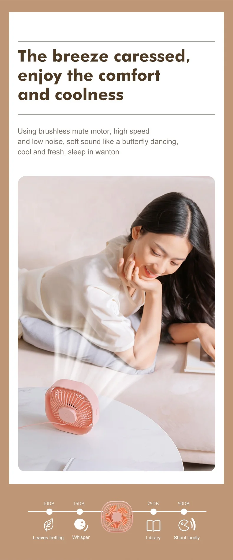 Summer Portable USB Rechargeable Ventilator Air Cooler Electric Small Handheld Mini Fans