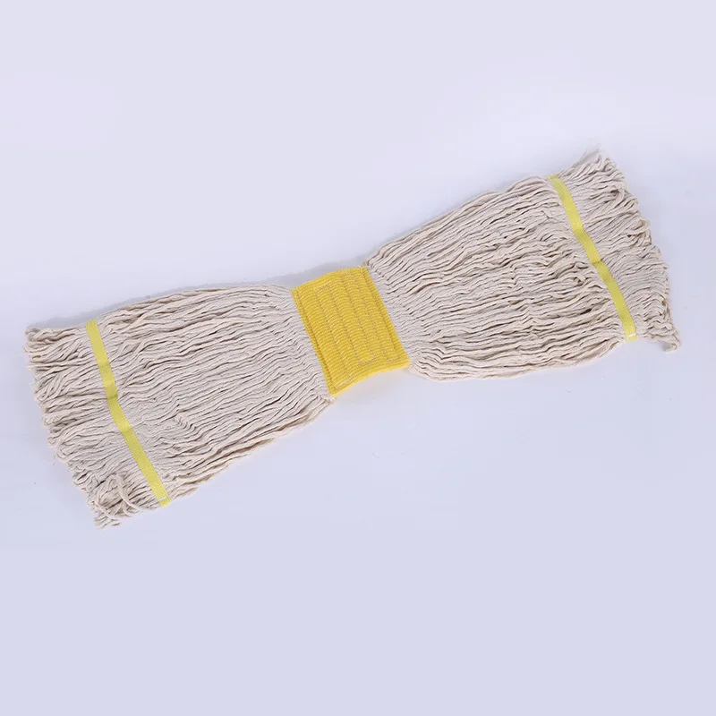 Heavy Duty 500g Pure White Cotton Mop Refill Industrial Cleaning Cotton Mop Head Reusable Mop Head