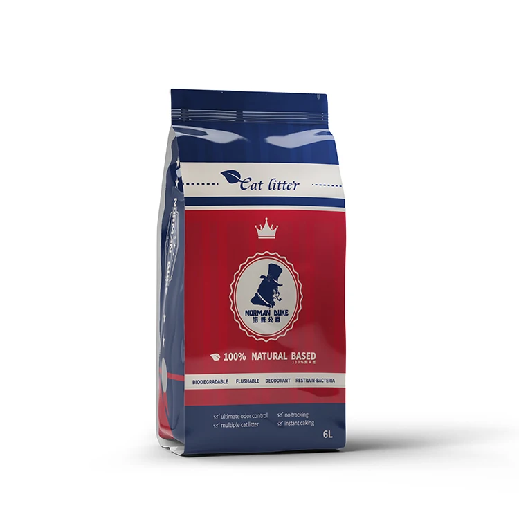 Highly Absorbent cat litter manufacturer sale tofu reusable crushed
