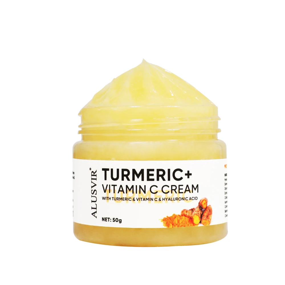 In Stock Turmeric Cream Face Cosmetics Skincare Products Anti Acne Dark Spots Remover Brightening Turmeric Facial Cream & Lotion