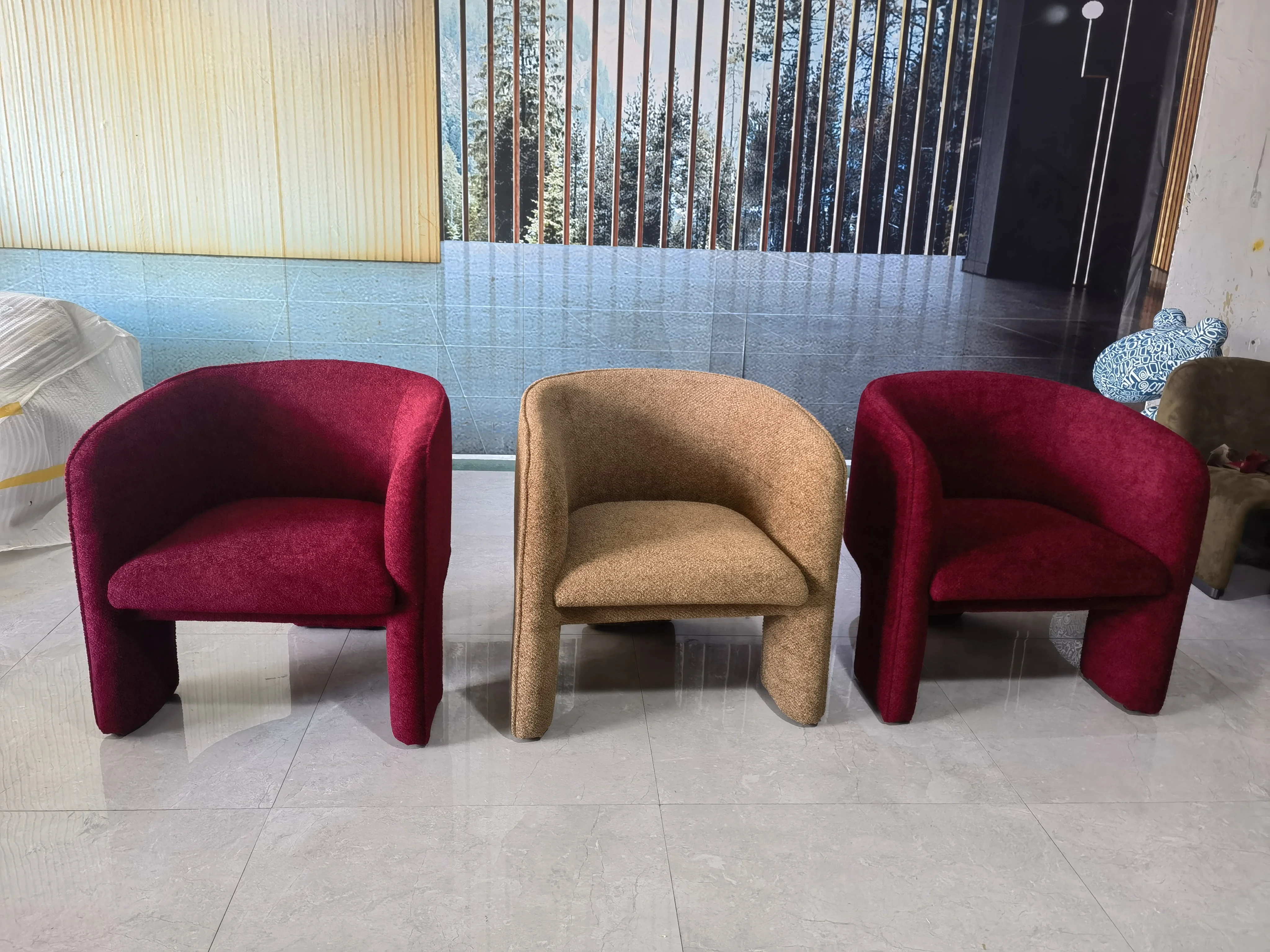 Comfortable armchair designer  sofa chair villa living room modern luxury leisure lounge chair