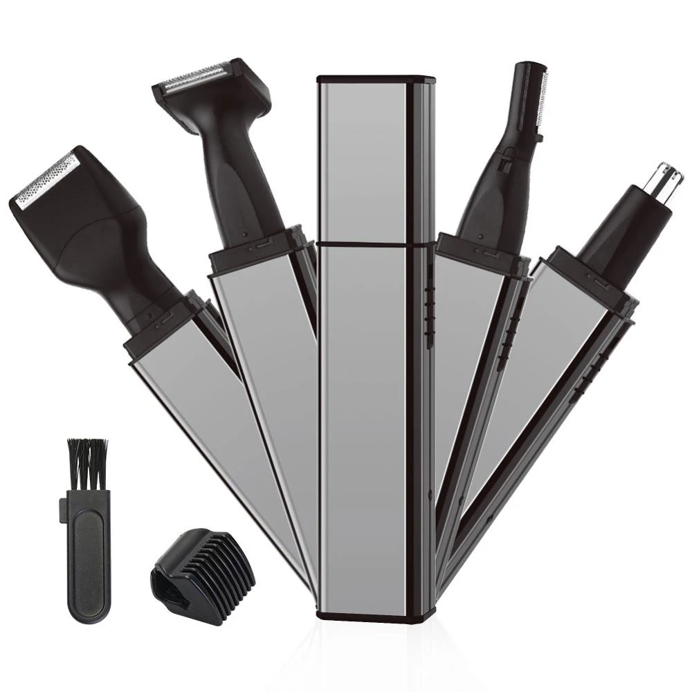 Suttik NK-2073 Professional electric men Cordless Cutting Groomer Kit Waterproof USB Rechargeable 5 In 1 nose hair trimmer