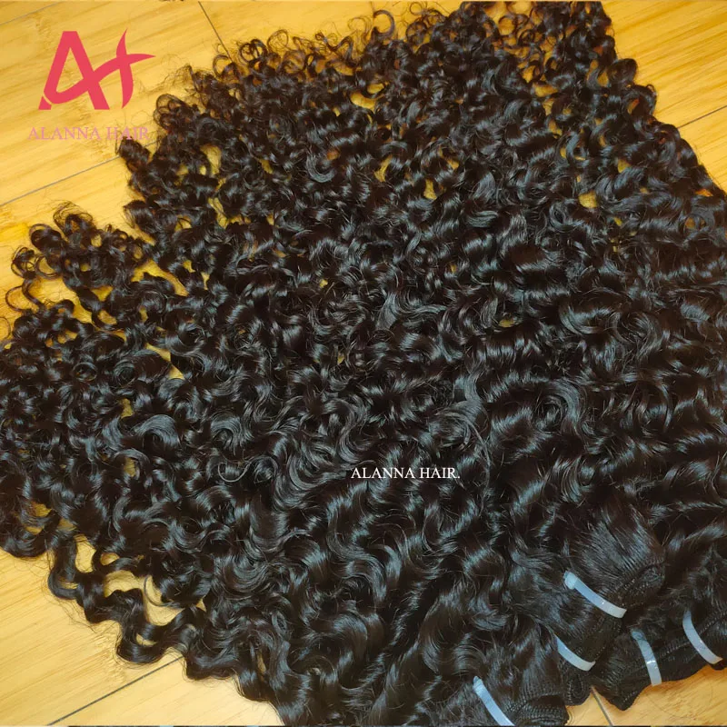 Unprocessed Raw Cambodian Curly Hair , Garde 12A Quality 100 Percent Cambodian Virgin Human Hair Deep Curly Can Be Dyed