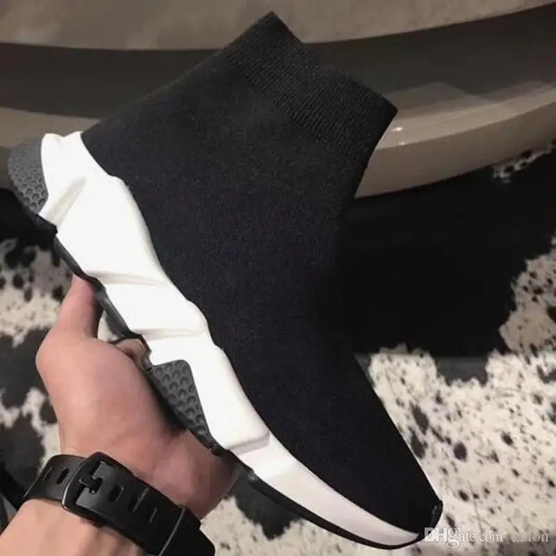 
2020 New Knit speed Trainer Sneakers Classic Brand designer Mens Womens Top Fashion Flat Sock Shoes Boot 