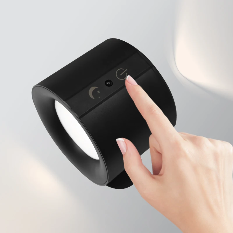 White Indoor Wall Lights Scones Wall Mounted Sensor Light Updown Remote Control Elegant Wall Bracket Design Bedroom Hotel Decor
