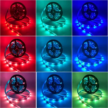 AC 110V 220v Flexible Led Strip Light IP67 outdoor Waterproof 5050 RGB Color Changing led light strip cinta led rgb