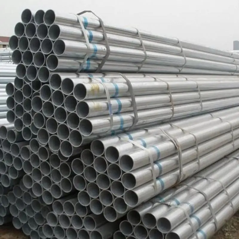 High Quality 6 Meter Galvanized Steel Pipe ASTM Standard round Tube for Welding and Cutting