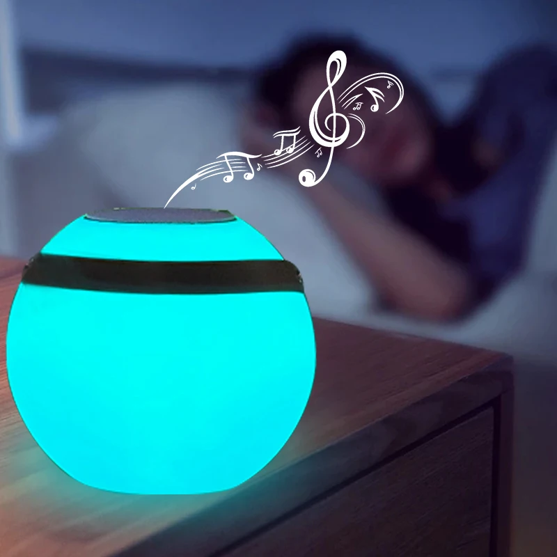 Wireless LED Ice Bucket With Speaker Portable Party LED Glowing Decoration Light