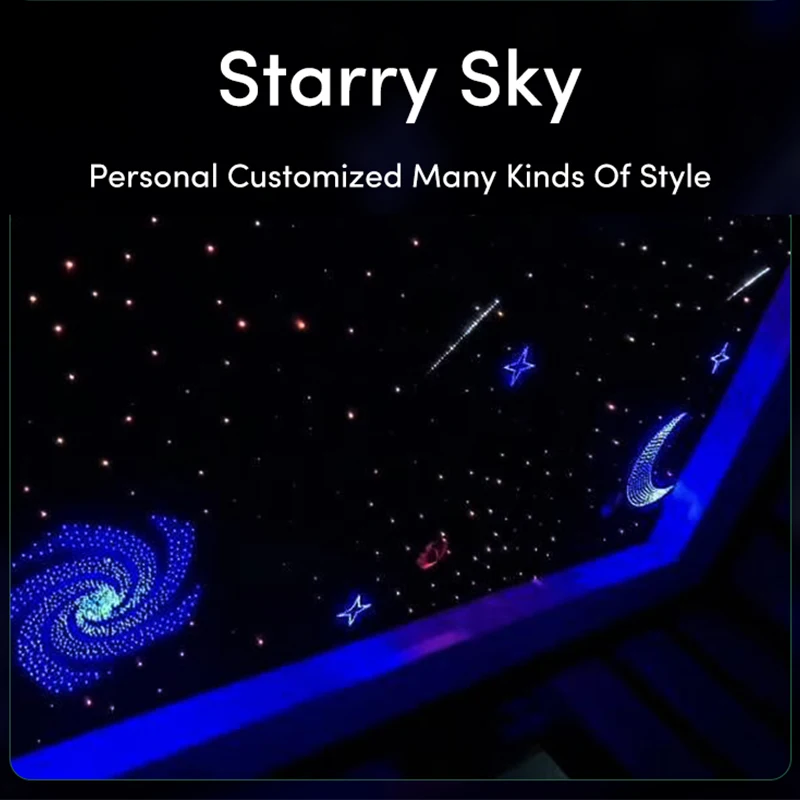 Wholesale Price LED RGB Fiber Optic Star Ceiling Light Custom Lighting and Circuitry Design for Roof Decoration