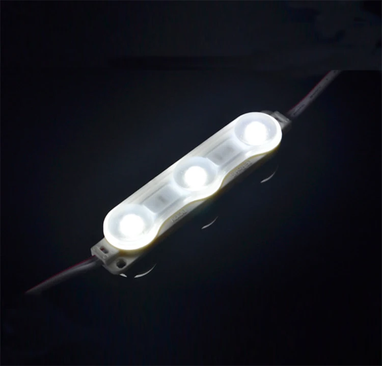 Высокая яркость 12 В 3 чипа Светодиодный модуль для светодиодных знаков IP67 водонепроницаемый светодиодный с объективом