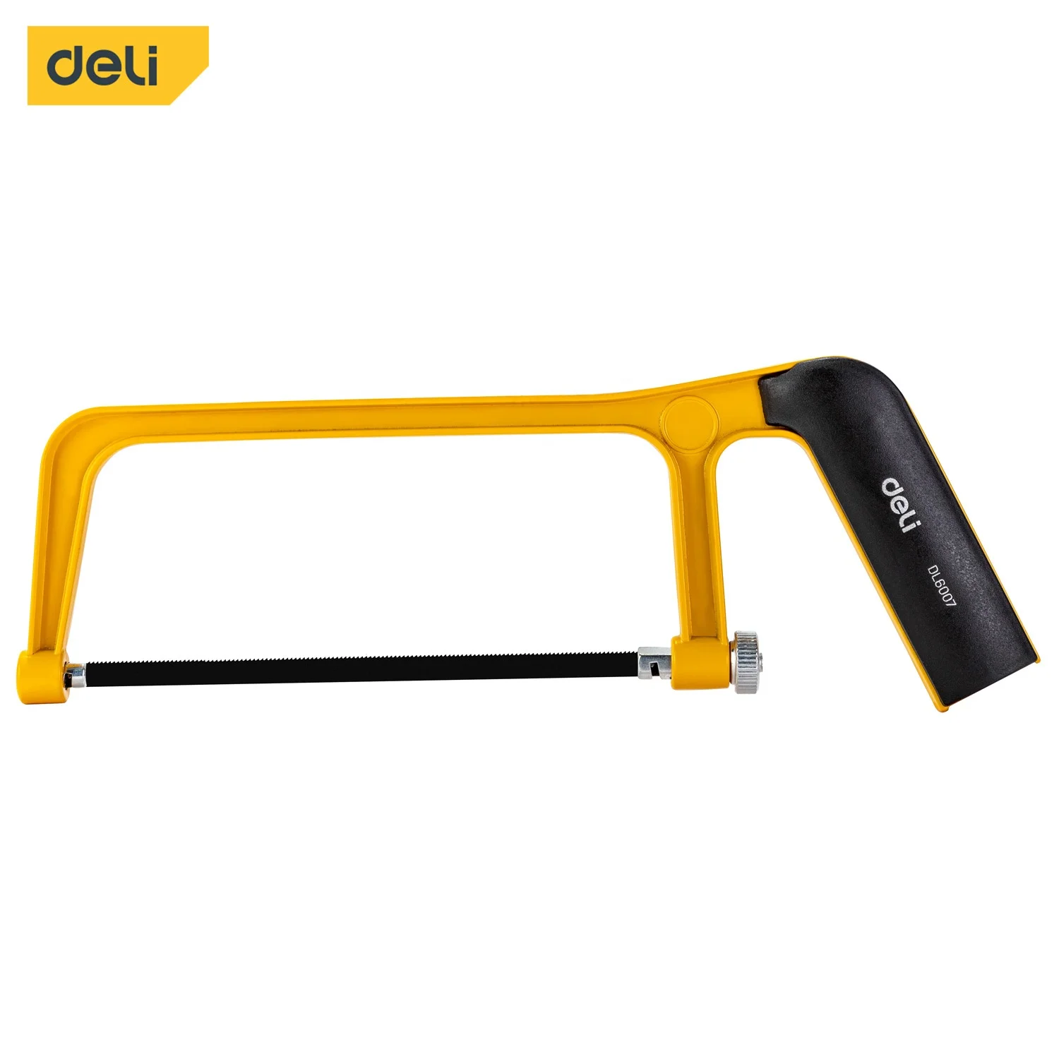DELI TOOLS EDL6007 High quality 300mm hacksaw blade mini hacksaw frame with Large Handle