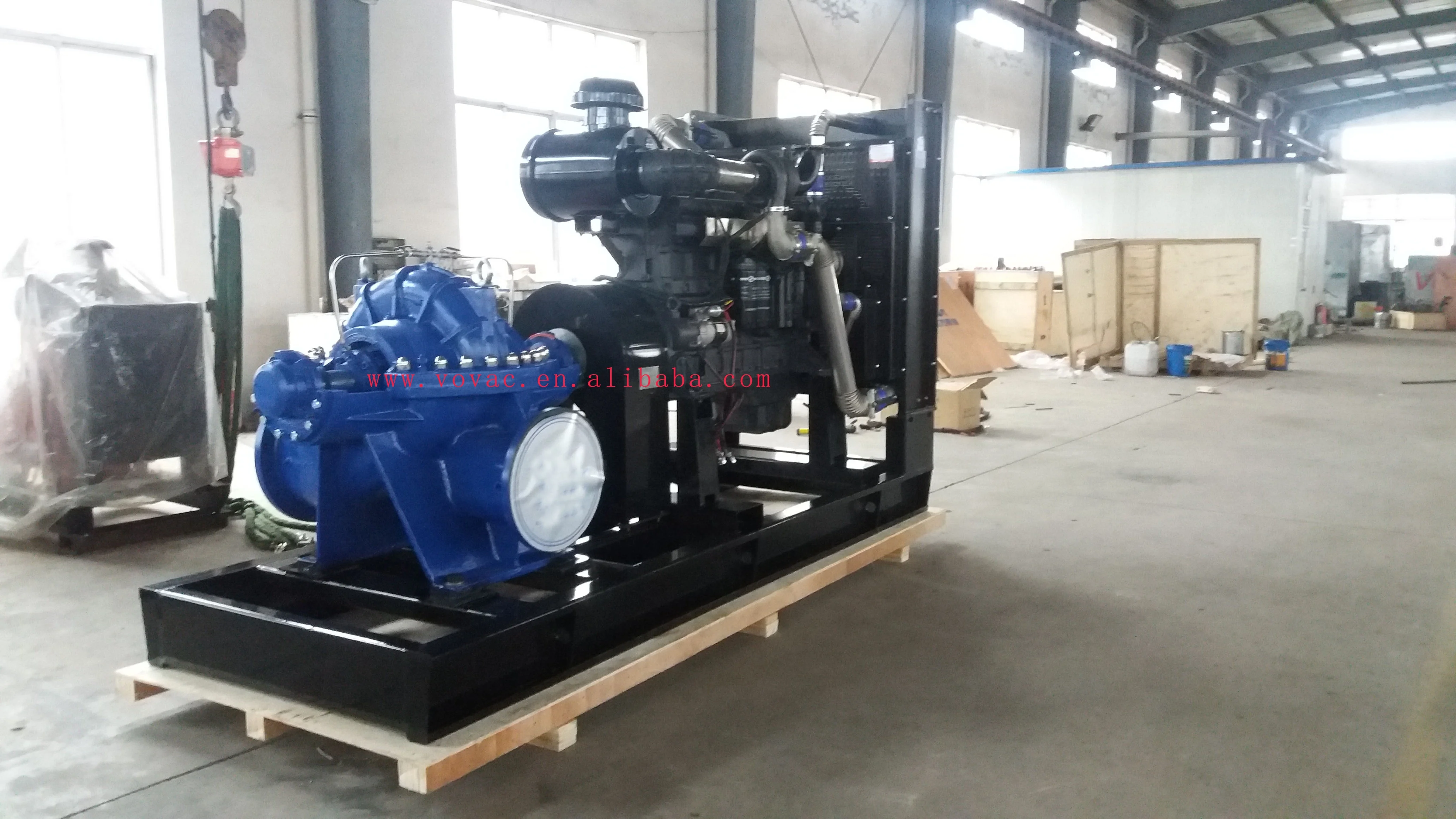 Factory sales  12 inch 14 inch high flow and high efficiency double suction fixed or mobile diesel engine centrifugal water pump
