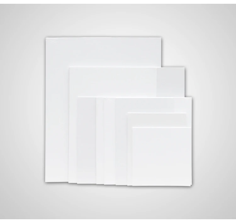 Wholesale Custom Various Size Top Quality Stretched Artist White Canvas For Painting