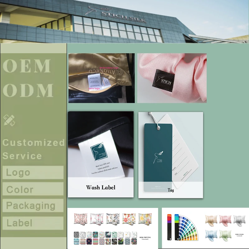 Wholesale 16mm19mm 22mm Organic100% Silk Pillow Cases In Box, Silk Pillow Cover Logo 6A Oeko 100% Pure Mulberry Silk Pillowcases