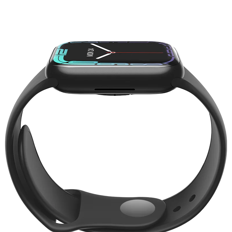 New Model 60 HZ Refresh Rate 1.82 inch 3.5D Curved Big Screen NFC IP68 Water Resistant HW37 Plus Smart Watch Series 7 Design