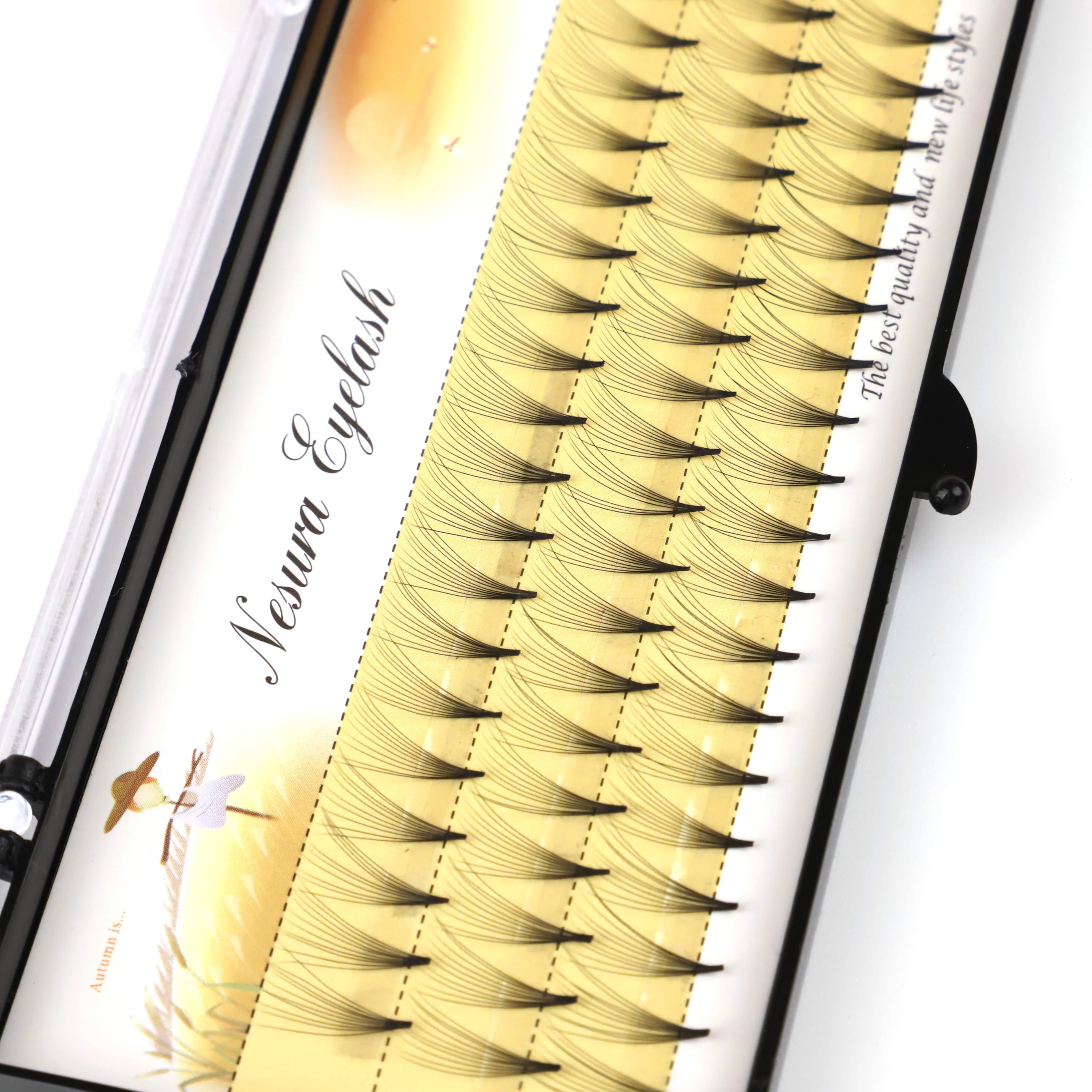 Eyelash Extension Premade Volume Fans 3d 4d 5d 6d 0.05 Lash Tray Premade Pre Made Long Stem Lash Extension Fans