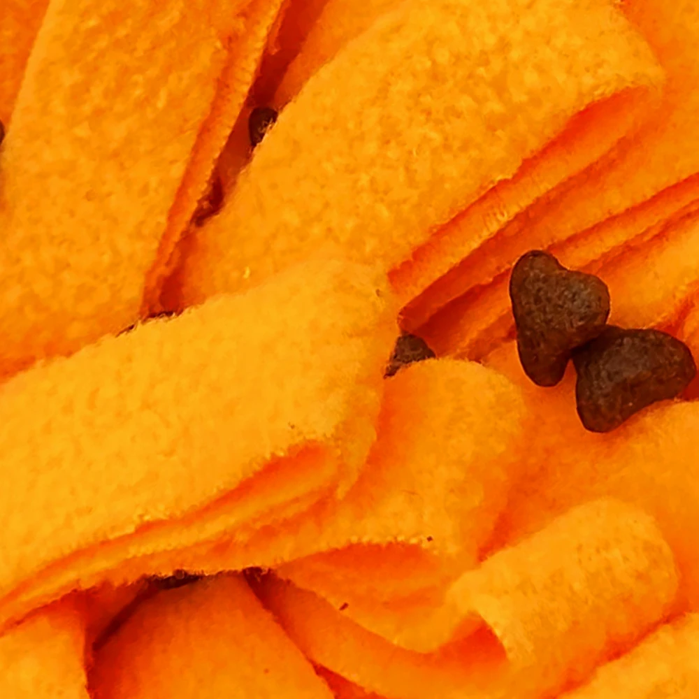 Pet Snuffle Mat Hedgehog Puzzle Toy Large Mat with Squeaky Mushrooms Portable Indoor Dog Mat for Foraging Skills & Stress Relief