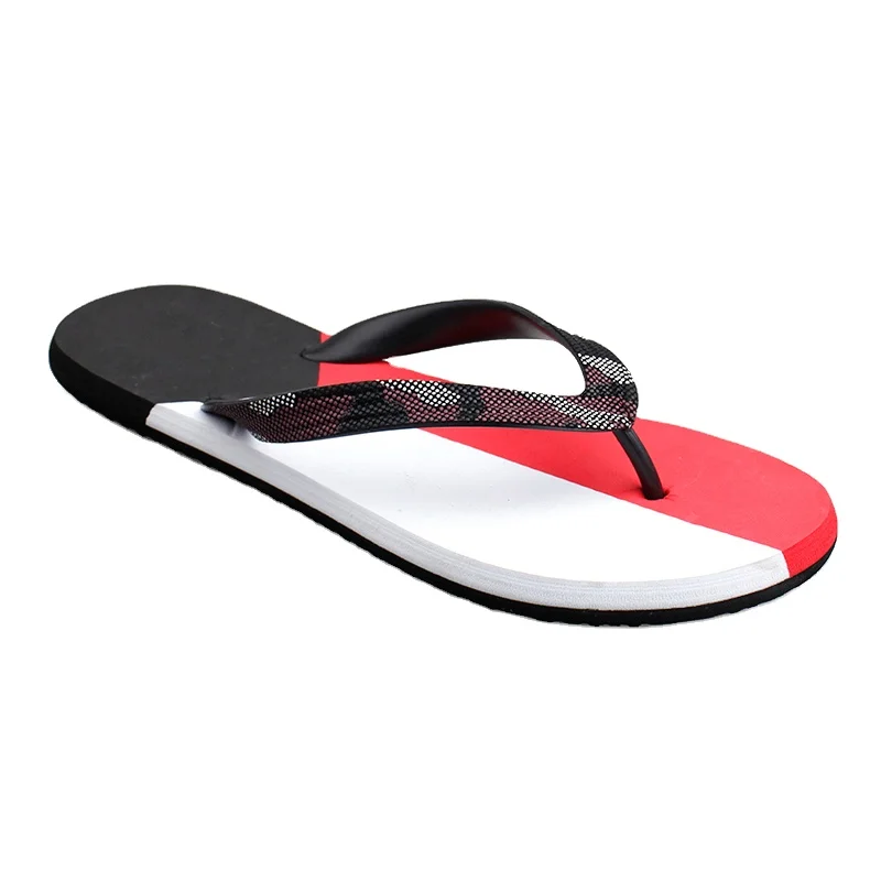 Wholesale Summer PVC Strap Plastic Sole Beach Slippers Men Flip Flops