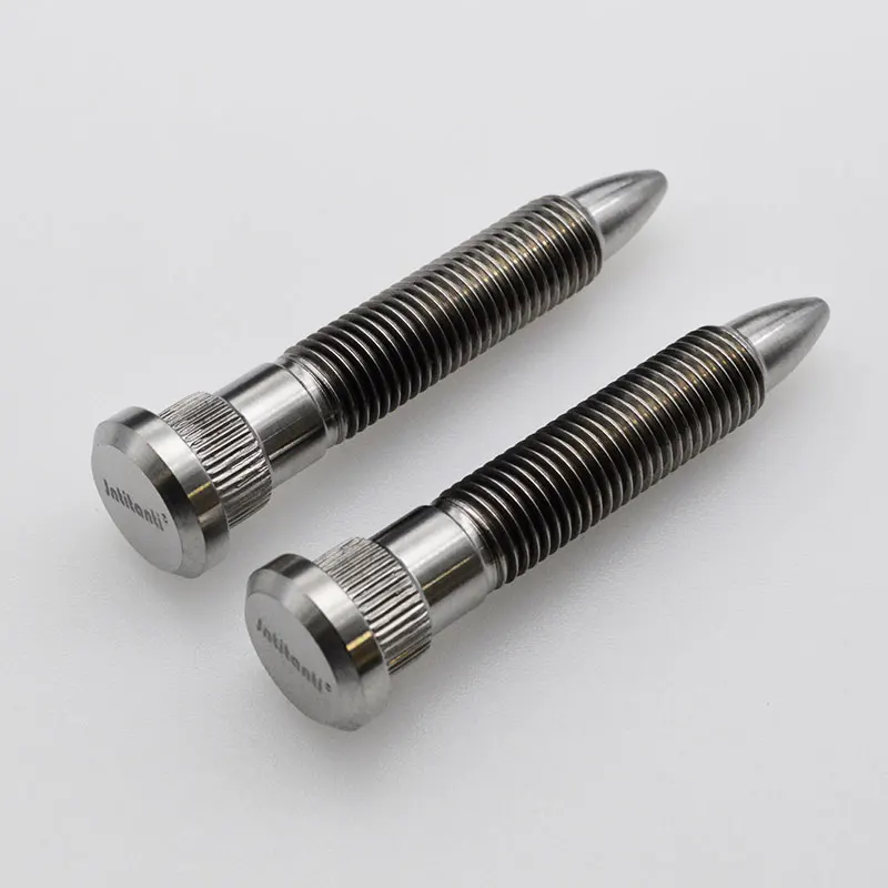 Extended Spike End Gr.5 titanium screw alloy wheel bolt stud of car M12x1.25 mmM12x1.5mm