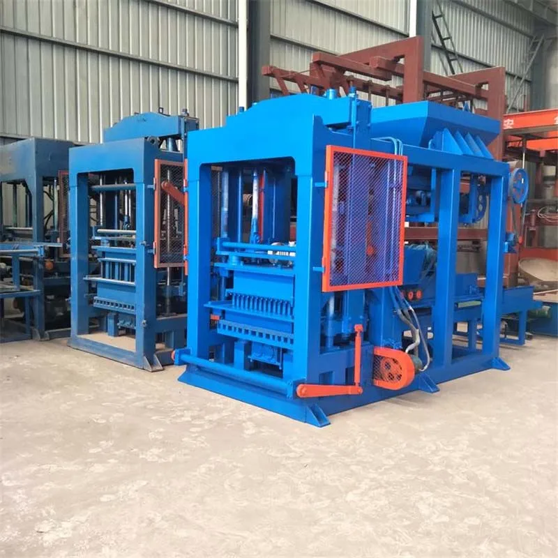 cement interlocking brick machine vibration forming hydraulic block making machine