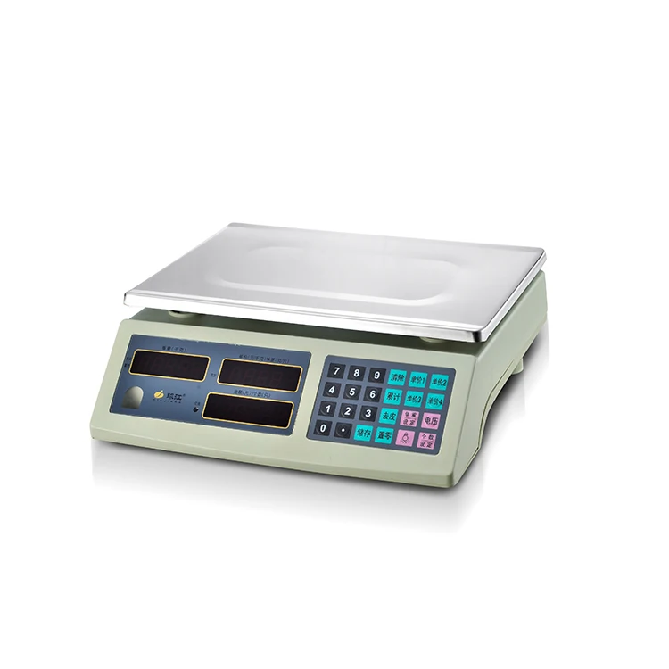 Commercial Small 30kg Portable Supermarket Fruit Weighing Scale