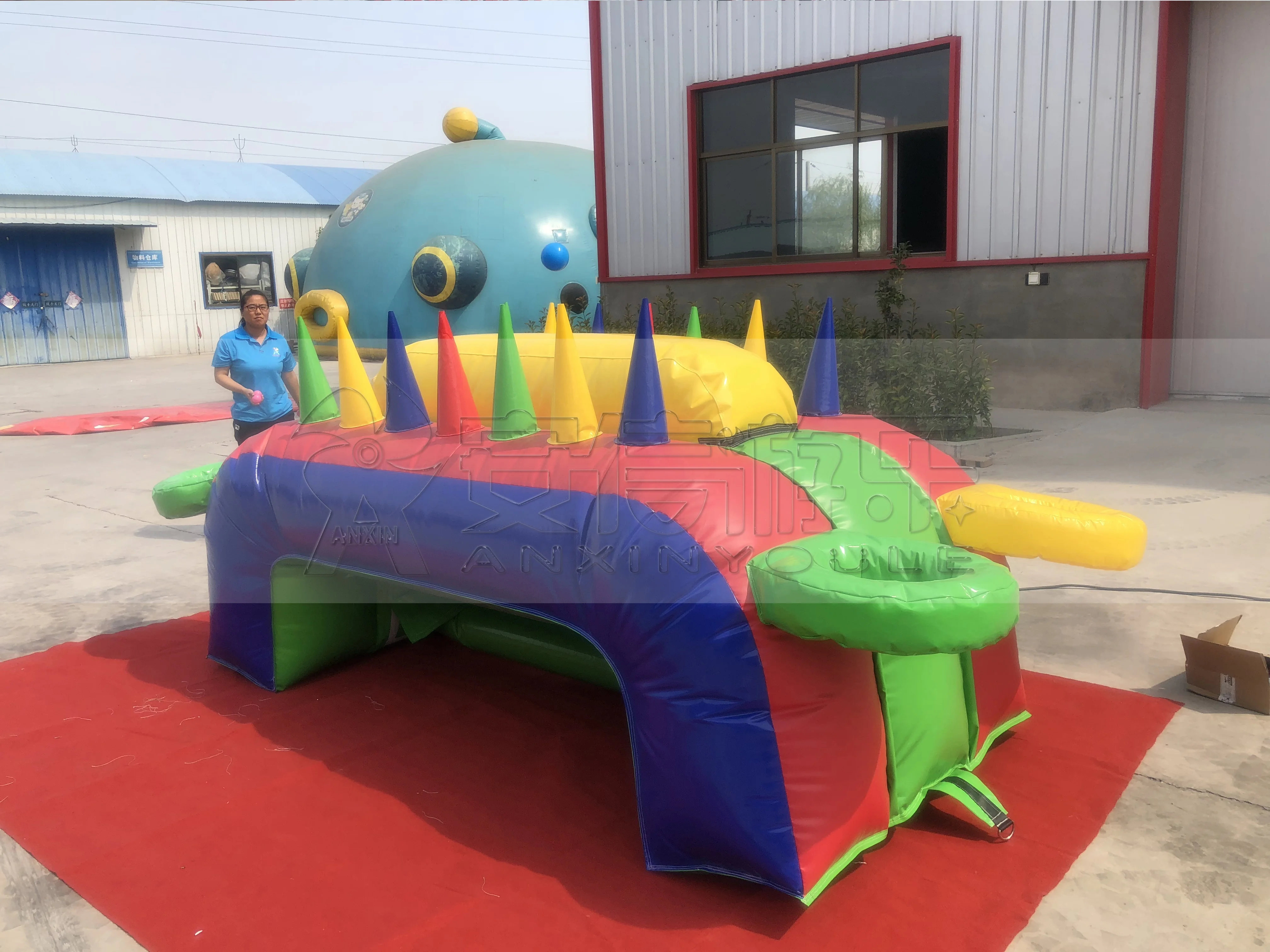 Fun and Attractive Inflatable Air Pass Ball Competition Game Outdoor Commercial Events Party for Children and Adults 1 Piece