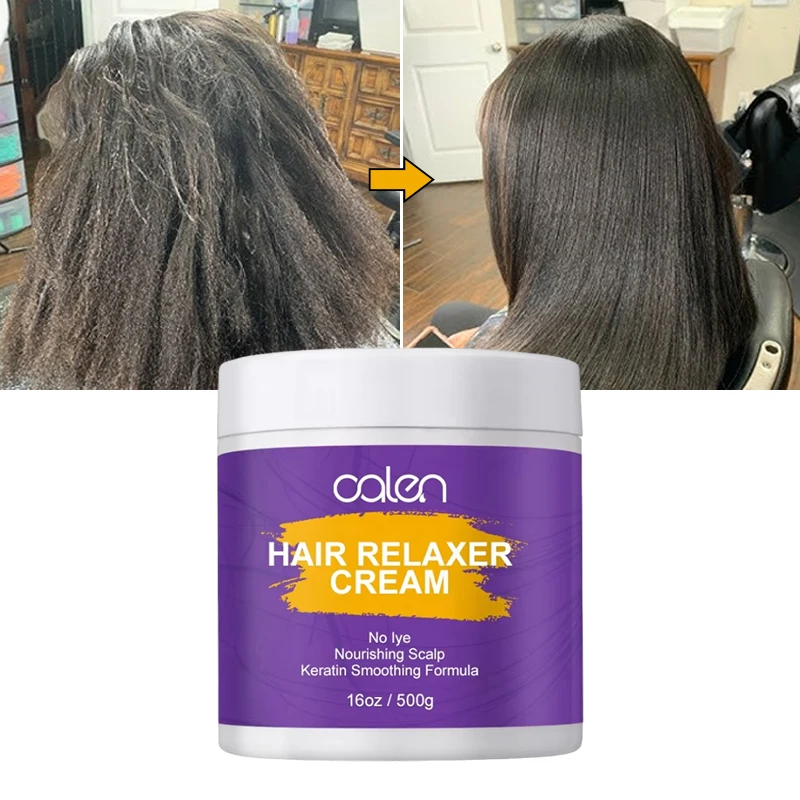 Oalen Private Label Hair Relaxer Cream for Women Keratin Treatment Hair Relaxers Repair Damage Hair Relaxer Cream