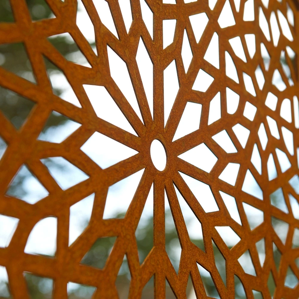 Factory Supply Metal Screen Steel Swimming Pool Fencing Villa Garden Fence Decoration Laser Cut Aluminum Fence Panels