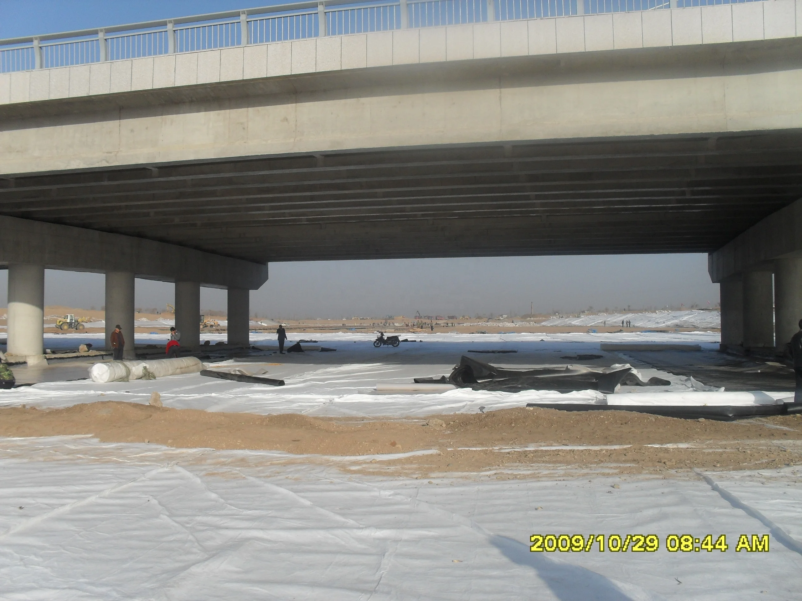 Geotextiles nonwoven fabric rolls 700gsm geotextile dam project