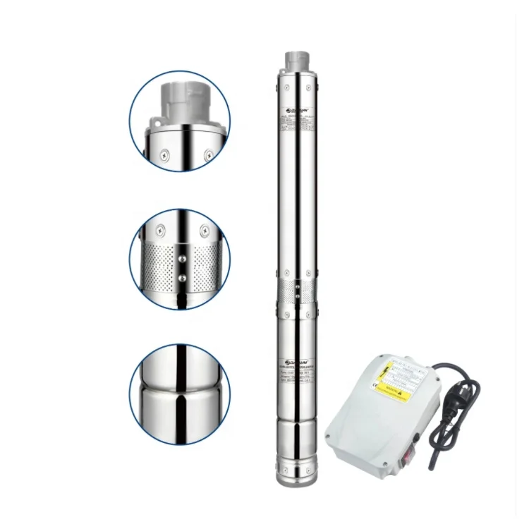 130QJ20-55/11-5.5 hot style competitive price water well pump stainless steel multistage borehole pump