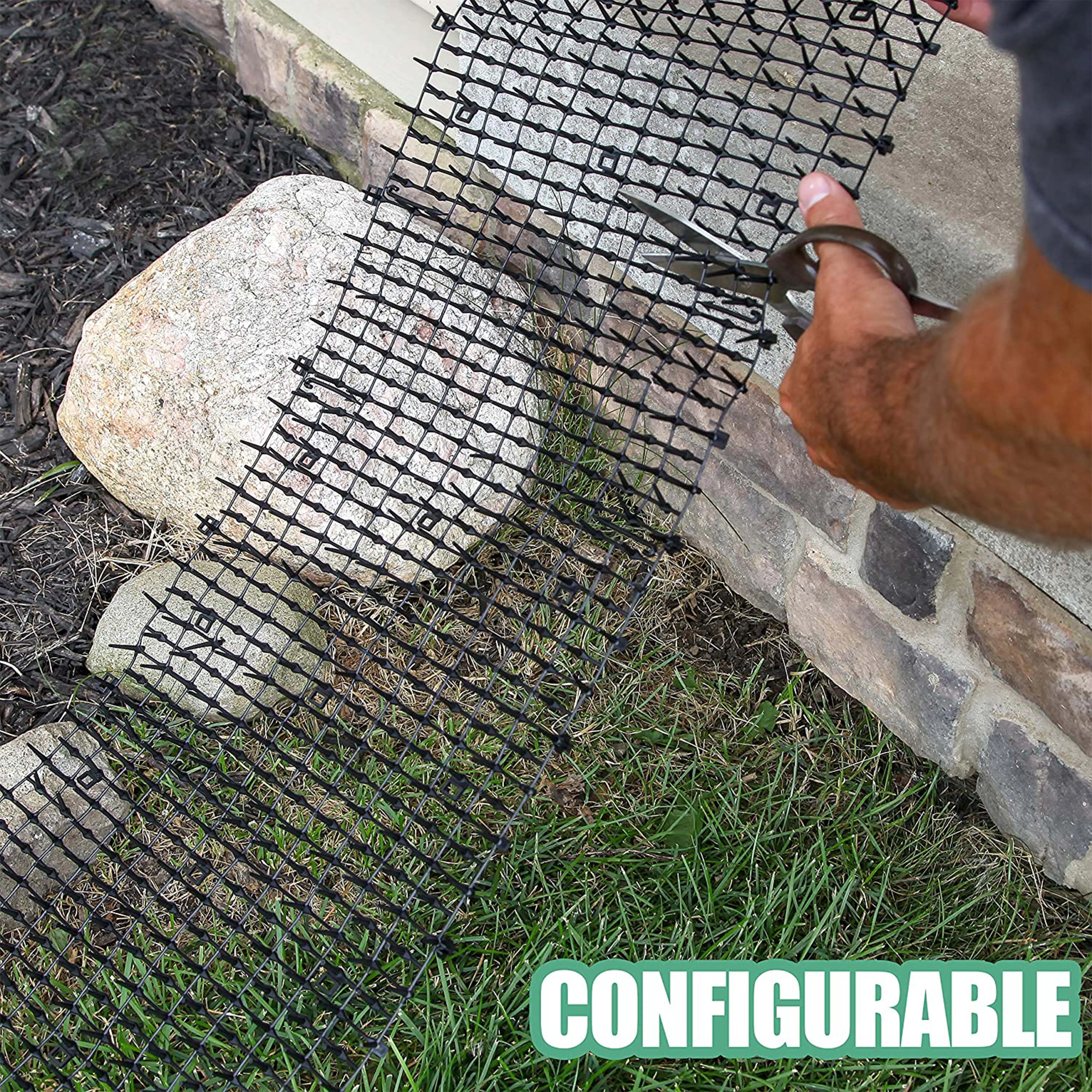 Черные пластиковые отпугивающие накладки для кошек