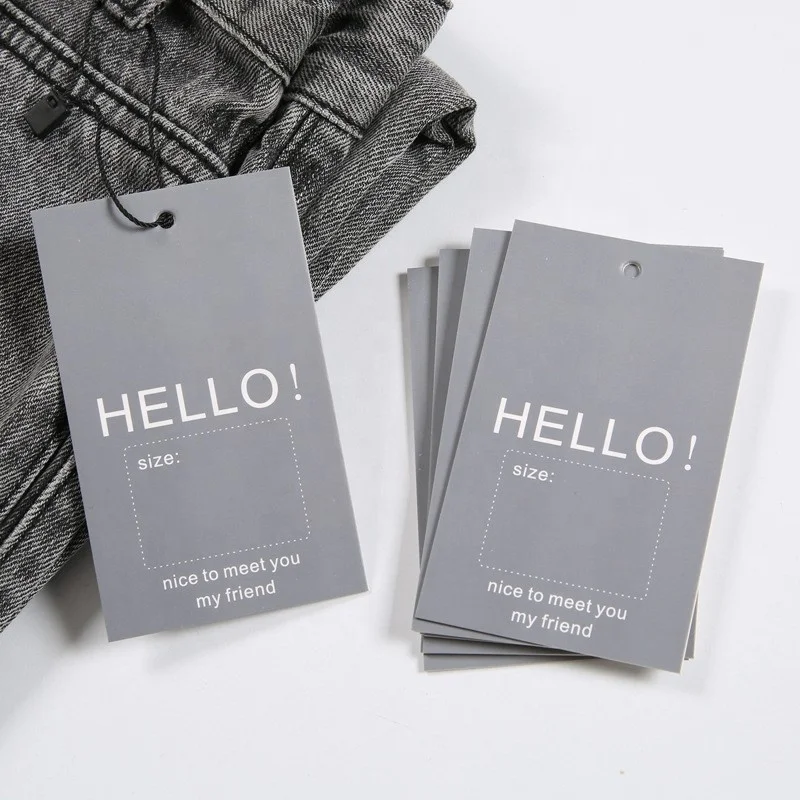 Your Logo Custom Clothing Labels Clothing Tags Customized Hang Tags Custom Price Tag Thank You
