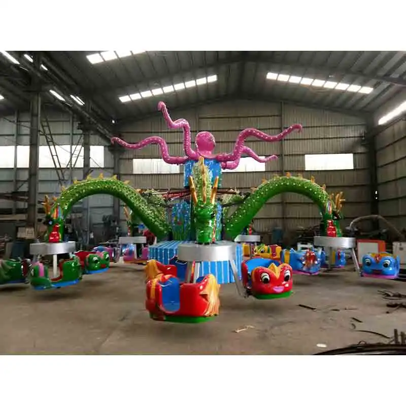 Attractive Design Amusement Park Equipment Rotation Octopus Rides Kids and Adults Family Rides for Fun Fair
