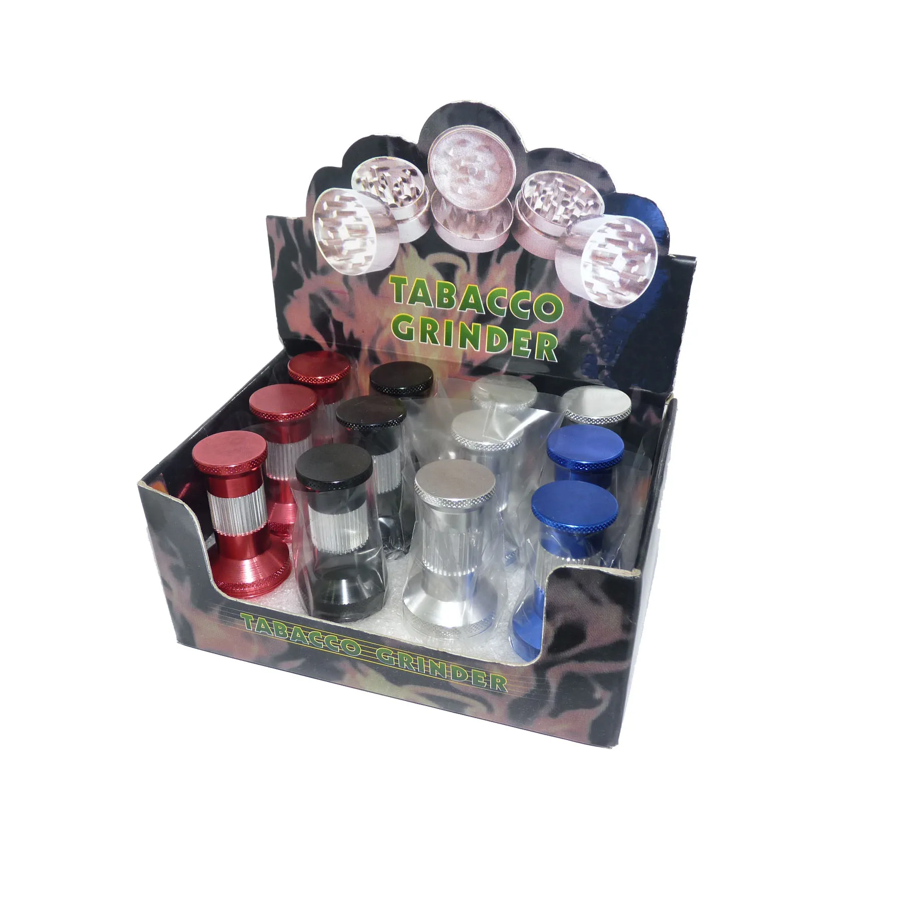 JC8201 Aluminum dry medicine pollen crusher herb grinder exquisite spot small size pollen press manufacturers made in China
