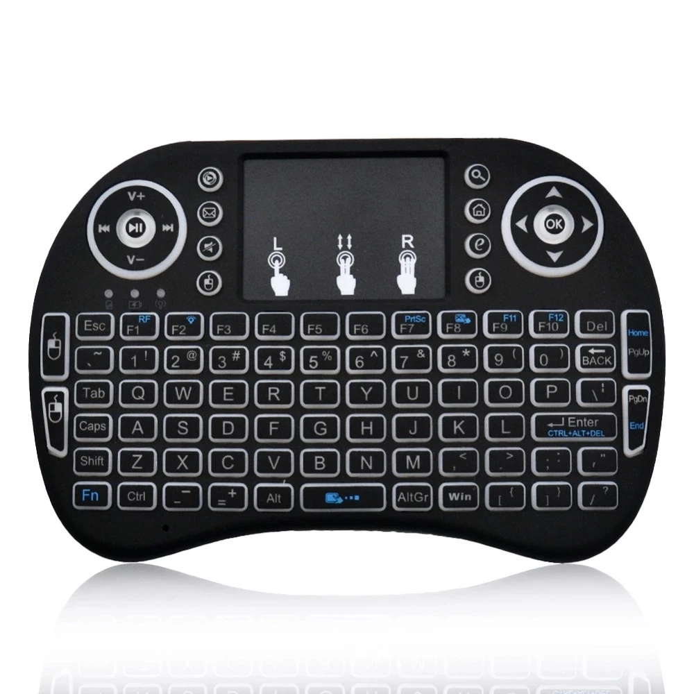 
RII i8 2.4g mini wireless touchpad remote control keyboard for android tv box 