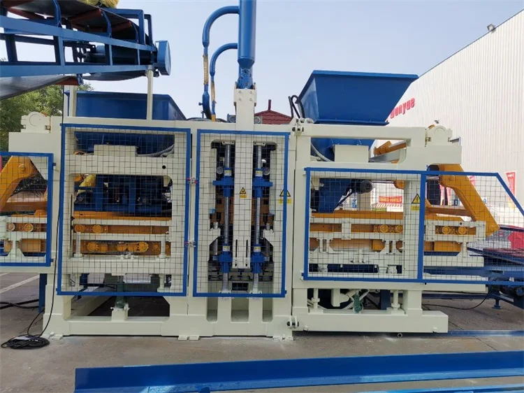 QT 12 15 Large concrete hydraulic brick machine into the automatic era of quality assurance(h)