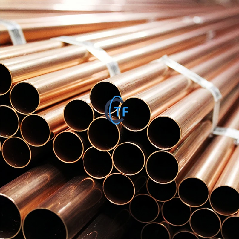 12 inch copper tube 15 m seamless AC copper straight pipe for air conditioners