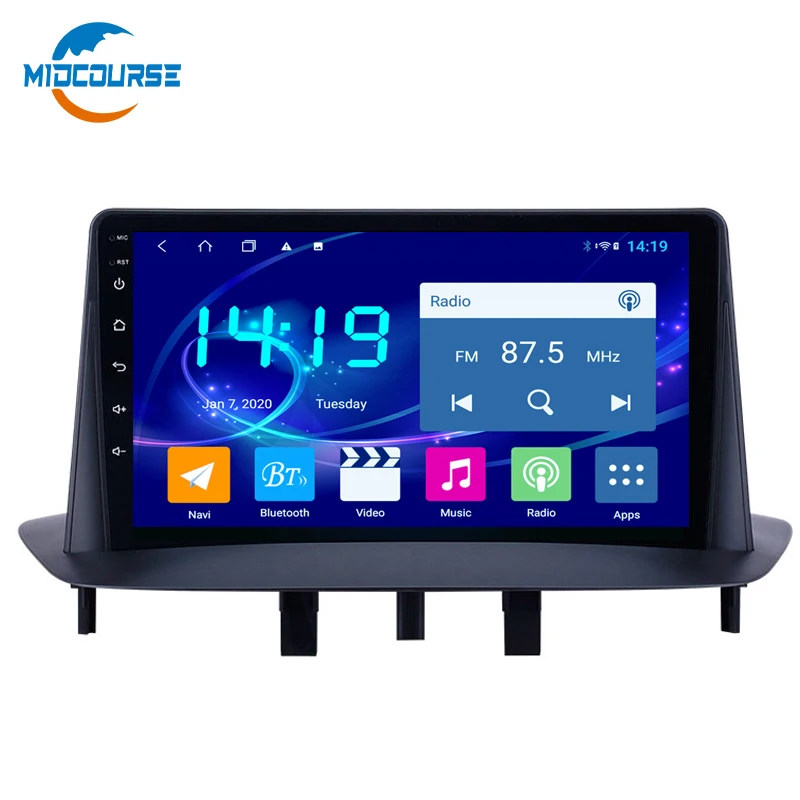 4G+64G Car GPS Unit Player Stereo Android 10 GPS Navigation for Renault Megane 3 2009 2010 2011 2012-201~
