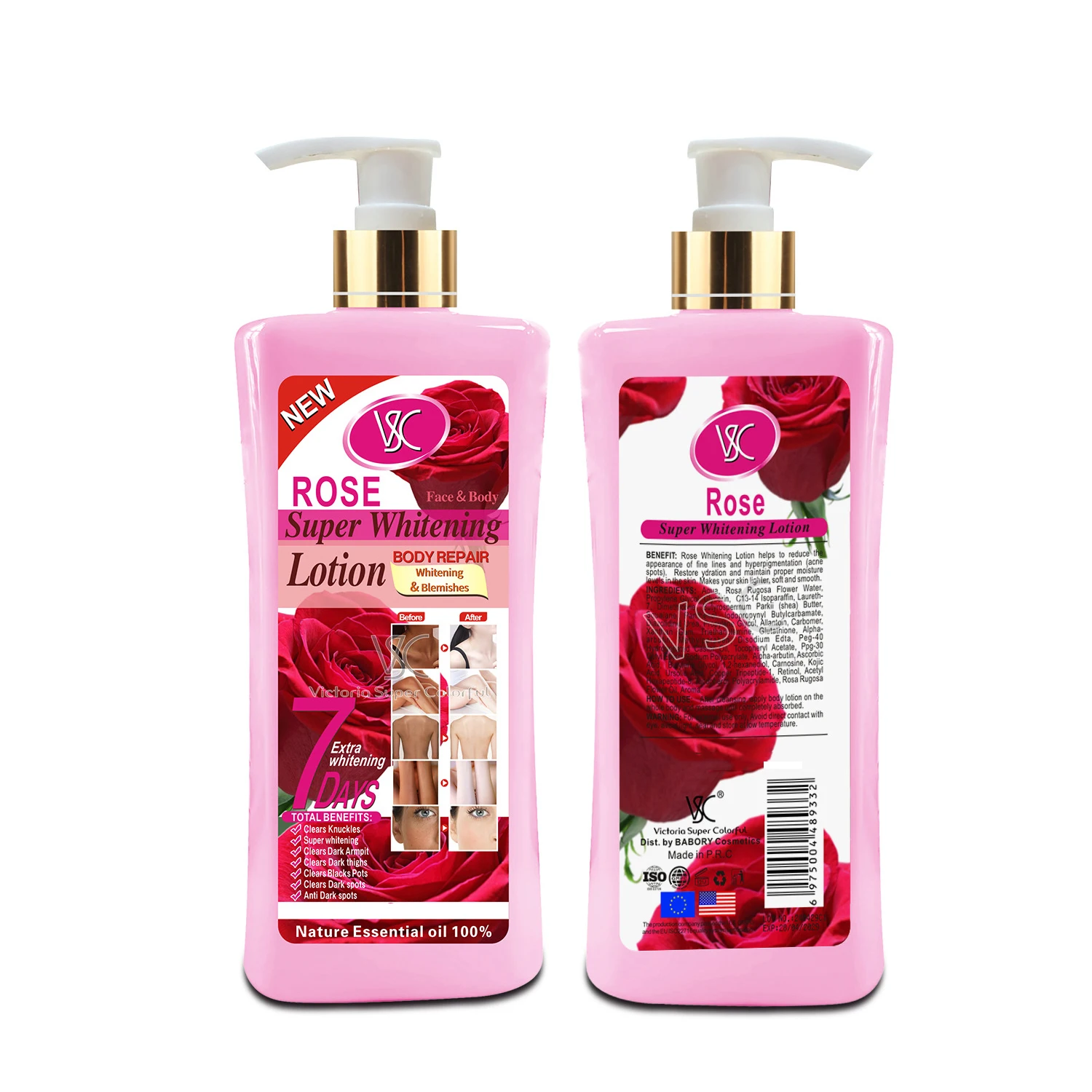 200ML Massage Oil Face and Body Moisturizer Nourishing Correct Spots Rose Massage Essential Oil