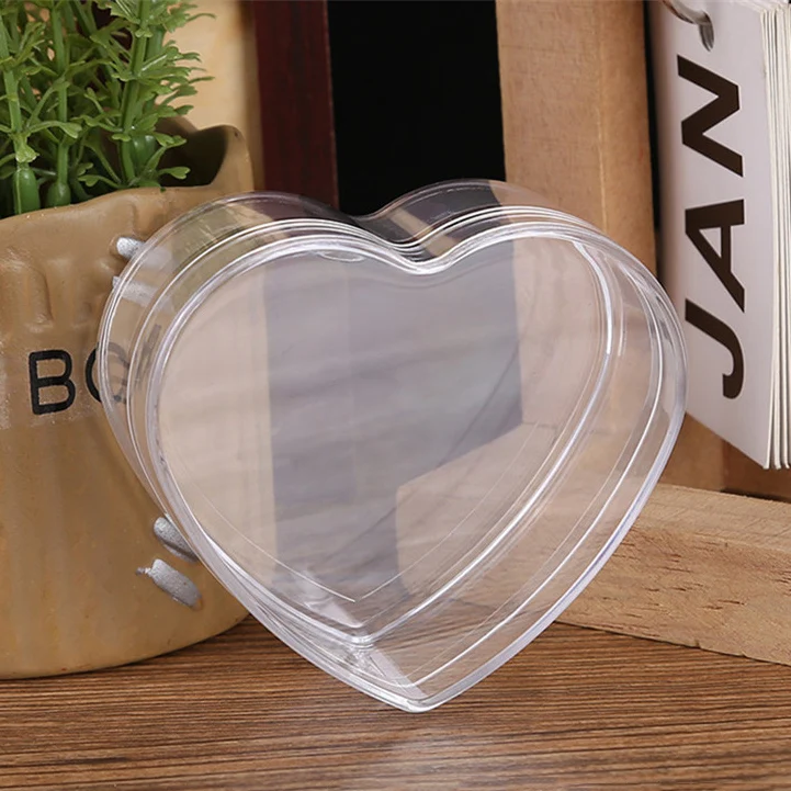Customized Acrylic square Rectangle Heart Shape box Wholesale Clear Plexiglass Case Boxes For Cakes