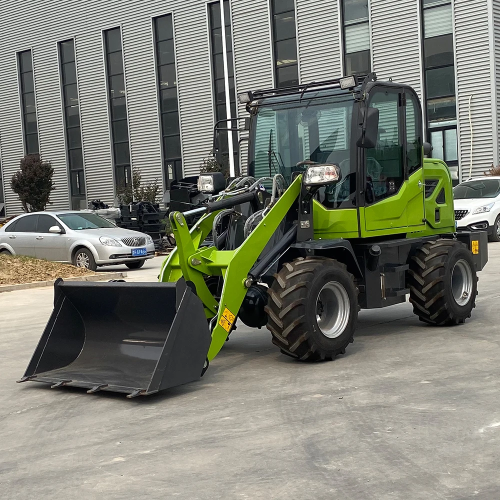 Китайский компактный погрузчик HT920 2 тонны 1 тонна 3 небольшой мини-фронтальный фронтальные погрузчики для продажи