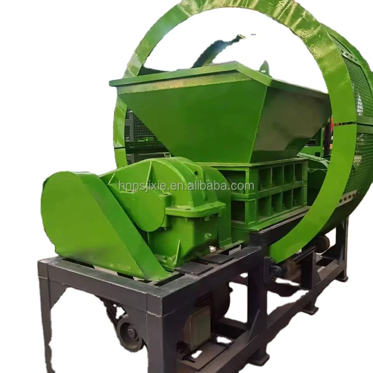 Medical Waste Crusher Equipment Waste Rubber Tyre Shredding Recycling Machines Double Shaft Waste Styrofoam Shredder