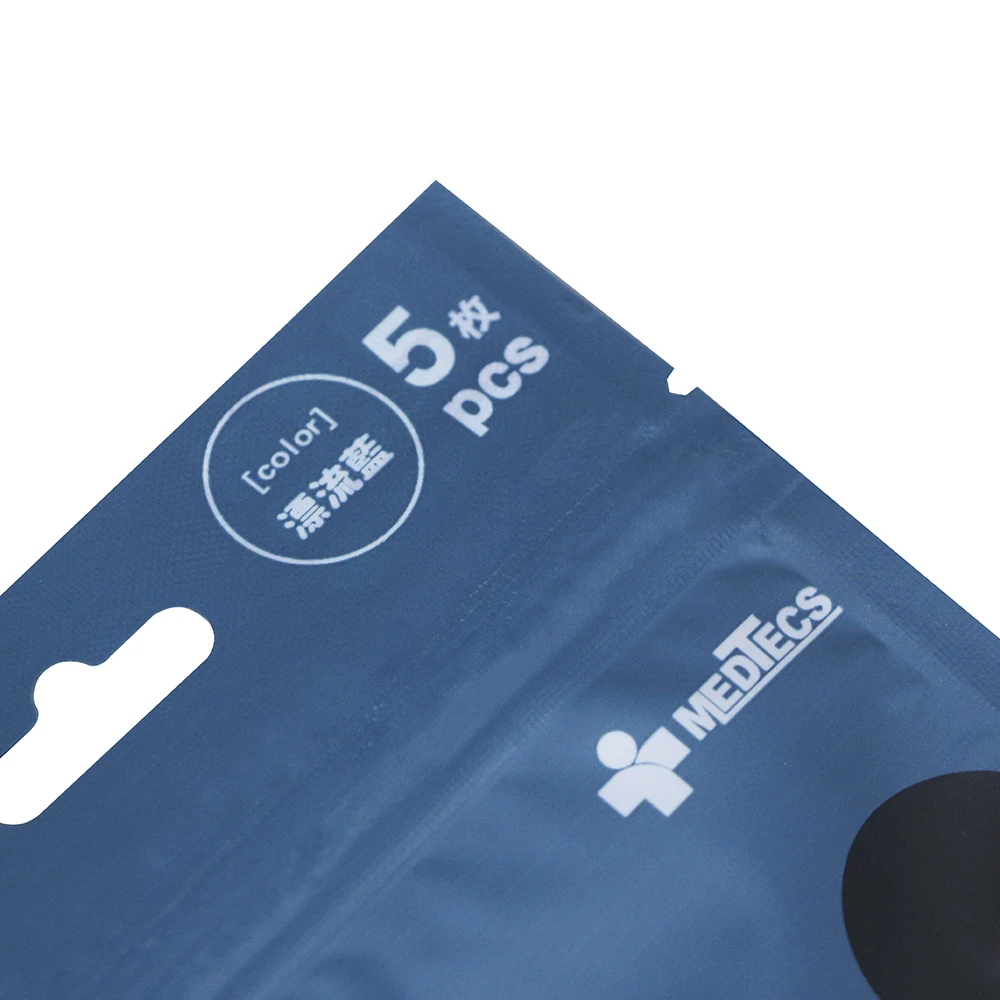 Customizable Size Eco-Friendly Frosted Matte PE Recyclable Plastic Zipper Bags Clothing Mask Packaging Window Industrial Use