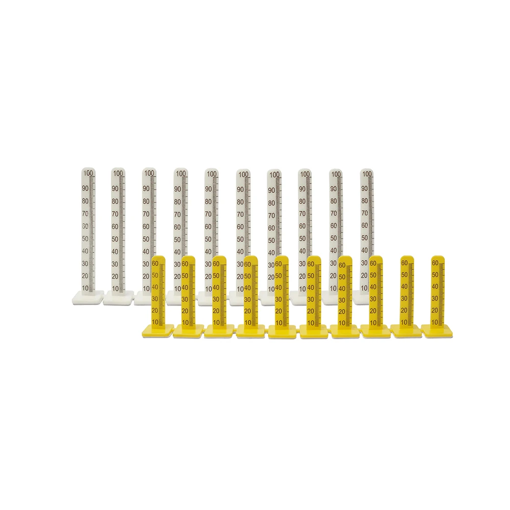 100mm plastic self levelling pins ruler floors pegs for Floor Cement Measure