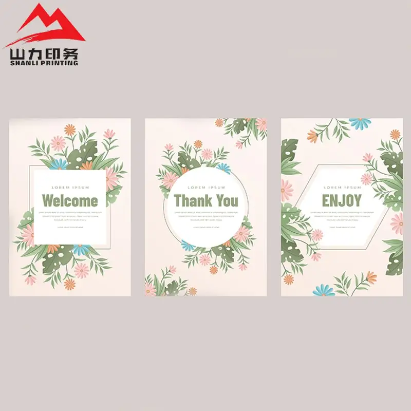 Modern Style Package Foil Luxury Printing Business Thank You Cards For Your Order