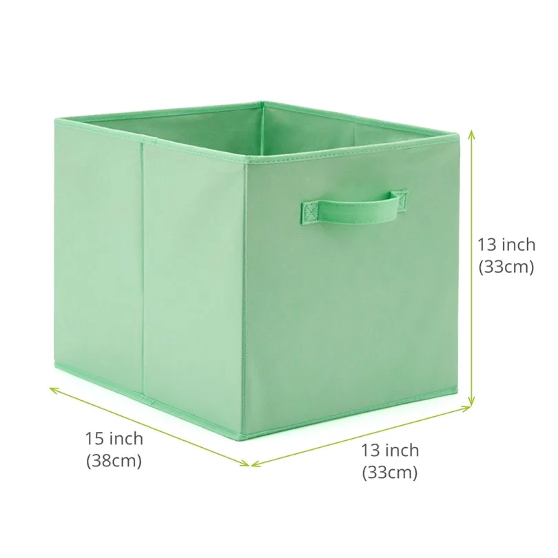 Customized Logo Non Woven Foldable Large Bedding Packaging Storage Reusable Grocery Shopping Box Bags  With Handle