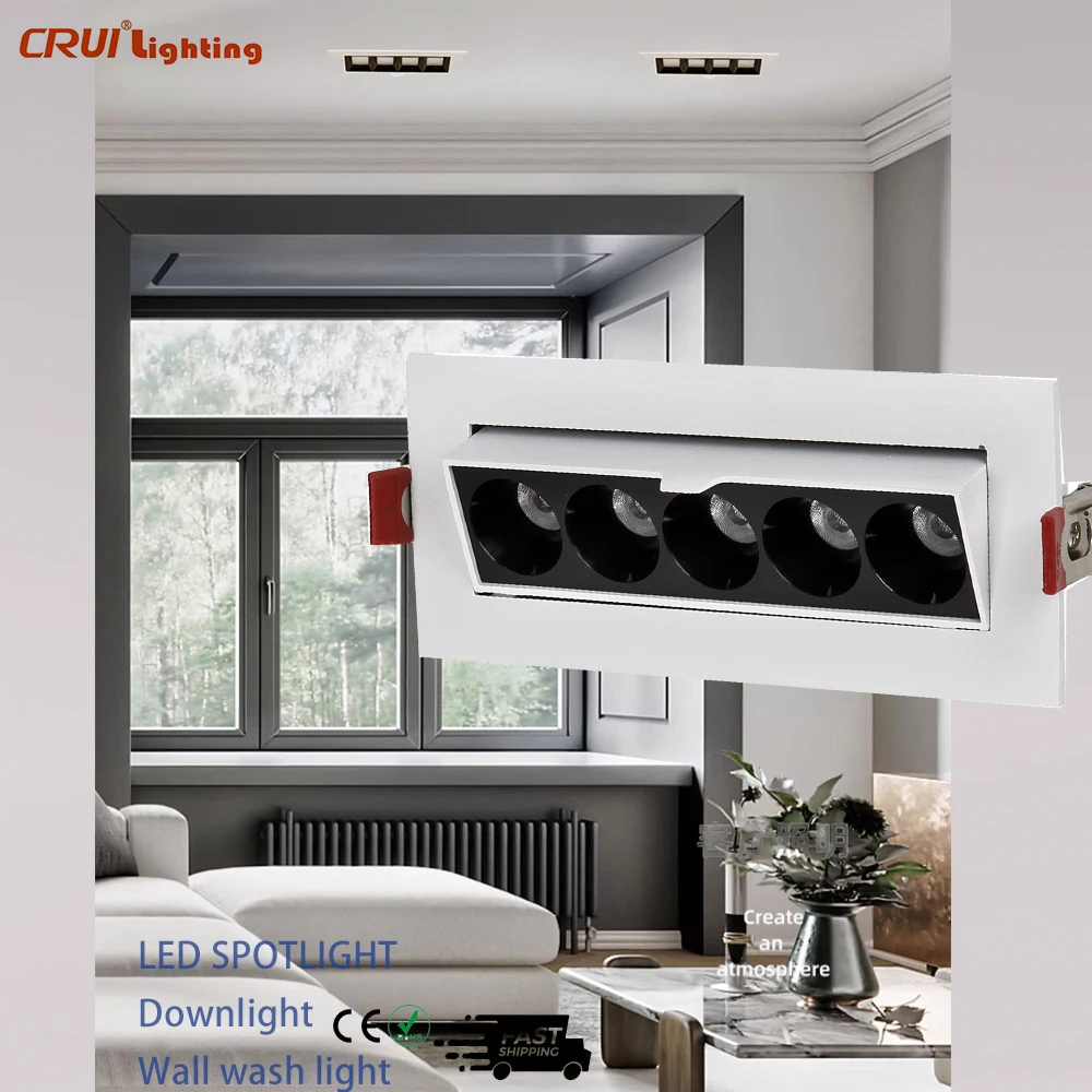 CE ROHS Approved high quality recessed led downlights 12W 25W Square downlights for indoor lighting